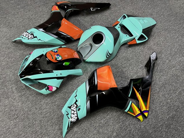 Purchase 2006-2007 Glossy Cyan Shark Honda CBR1000RR Motorcycle Fairings UK