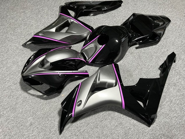 Purchase 2006-2007 Silver Pink Pin Stripe Honda CBR1000RR Motorcycle Fairings UK
