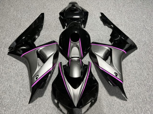 Purchase 2006-2007 Silver Pink Pin Stripe Honda CBR1000RR Motorcycle Fairings UK