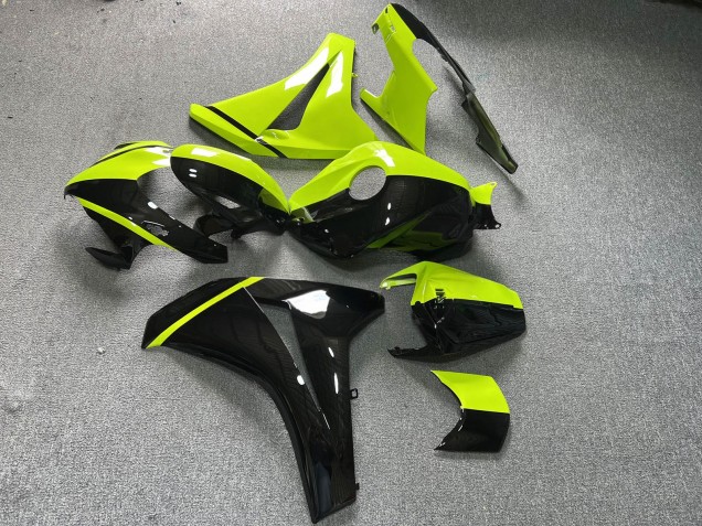 Purchase 2008-2011 Glossy Black & High Vis Yellow Split Honda CBR1000RR Motorcycle Fairings UK