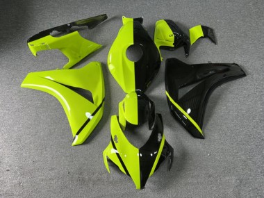 Purchase 2008-2011 Glossy Black & High Vis Yellow Split Honda CBR1000RR Motorcycle Fairings UK
