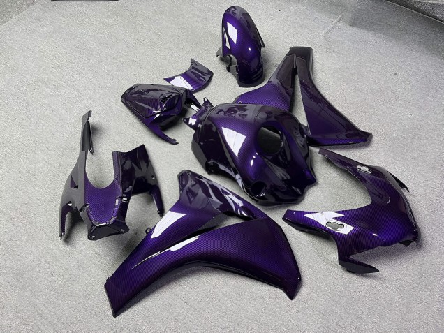 Purchase 2008-2011 Glossy Purple Carbon Fiber Style Honda CBR1000RR Motorcycle Fairings UK