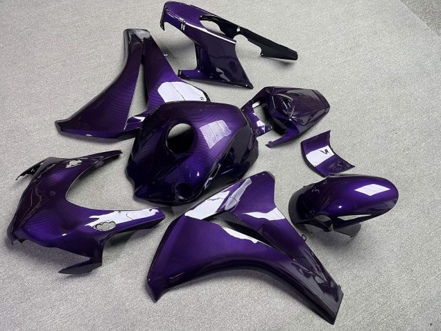 Purchase 2008-2011 Glossy Purple Carbon Fiber Style Honda CBR1000RR Motorcycle Fairings UK
