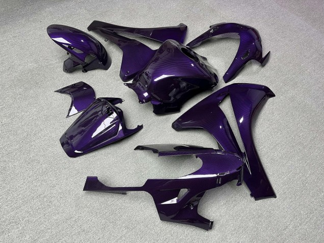 Purchase 2008-2011 Glossy Purple Carbon Fiber Style Honda CBR1000RR Motorcycle Fairings UK