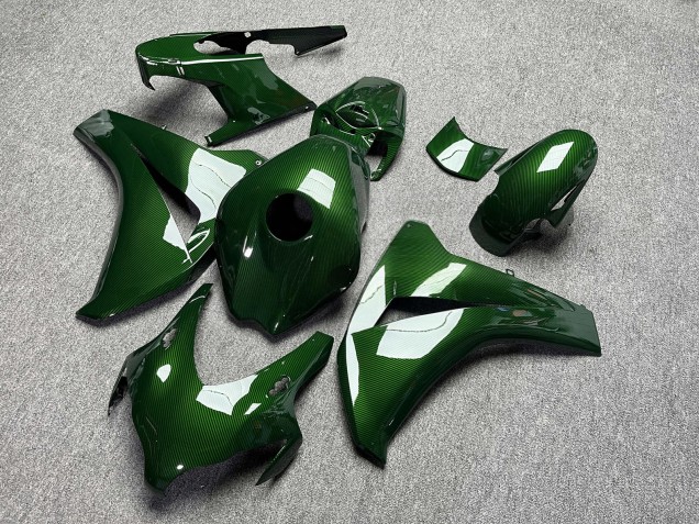 Purchase 2008-2011 Glossy Green Carbon Fiber Style Honda CBR1000RR Motorcycle Fairings UK