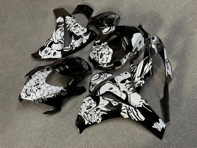 Purchase 2008-2011 Glossy Black Nightmare Honda CBR1000RR Motorcycle Fairings UK