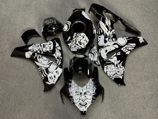 Purchase 2008-2011 Glossy Black Nightmare Honda CBR1000RR Motorcycle Fairings UK