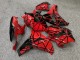 Purchase 2008-2011 Glossy Red Black Line Pattern Split Honda CBR1000RR Motorcycle Fairings UK
