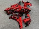 Purchase 2008-2011 Glossy Red Black Line Pattern Split Honda CBR1000RR Motorcycle Fairings UK