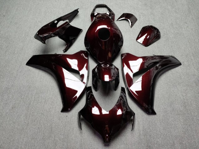 Purchase 2008-2011 Glossy Maroon Red Carbon Fiber Style Honda CBR1000RR Motorcycle Fairings UK