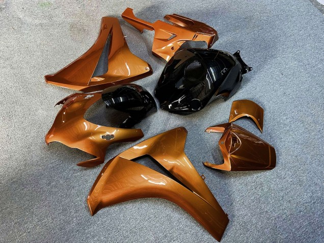Purchase 2008-2011 Glossy Metallic Orange Black Honda CBR1000RR Motorcycle Fairings UK