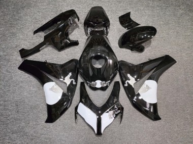 Purchase 2008-2011 Glossy Black White Grey Bull Honda CBR1000RR Motorcycle Fairings UK