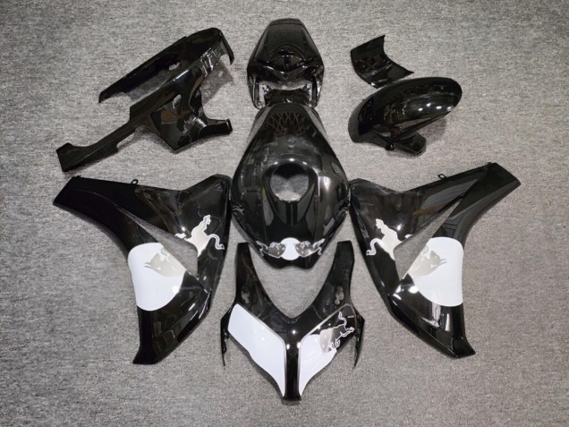 Purchase 2008-2011 Glossy Black White Grey Bull Honda CBR1000RR Motorcycle Fairings UK