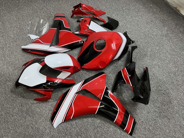 Purchase 2008-2011 Glossy Red & Black with White Honda CBR1000RR Motorcycle Fairings UK