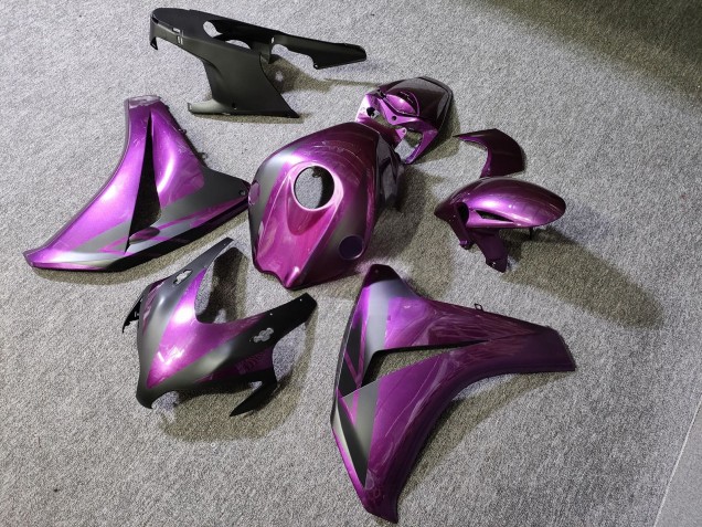 Purchase 2008-2011 Glossy Purple Matte Black Honda CBR1000RR Motorcycle Fairings UK