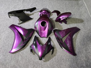 Purchase 2008-2011 Glossy Purple Matte Black Honda CBR1000RR Motorcycle Fairings UK