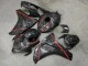 Purchase 2008-2011 Forged Carbon Fiber Style Red Trim Honda CBR1000RR Motorcycle Fairings UK