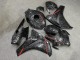Purchase 2008-2011 Forged Carbon Fiber Style Red Trim Honda CBR1000RR Motorcycle Fairings UK