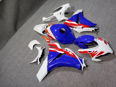 Purchase 2008-2011 Glossy White & Blue with Red Honda CBR1000RR Motorcycle Fairings UK