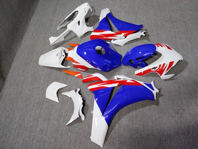 Purchase 2008-2011 Glossy White & Blue with Red Honda CBR1000RR Motorcycle Fairings UK