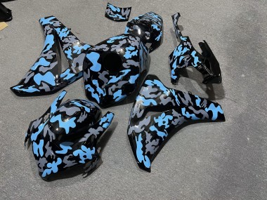 Purchase 2008-2011 Glossy Camo Sky Blue Honda CBR1000RR Motorcycle Fairings UK