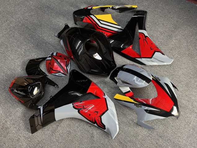 Purchase 2008-2011 Glossy Black Red White Honda CBR1000RR Motorcycle Fairings UK