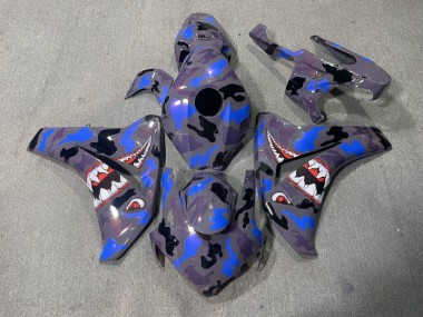 Purchase 2008-2011 Purple Blue Camo Shark Honda CBR1000RR Motorcycle Fairings UK