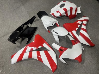 Purchase 2008-2011 Glossy White Red Honda CBR1000RR Motorcycle Fairings UK