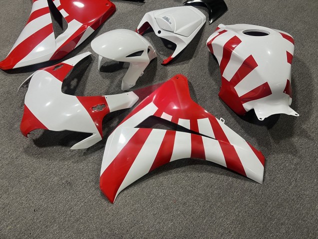 Purchase 2008-2011 Glossy White Red Honda CBR1000RR Motorcycle Fairings UK