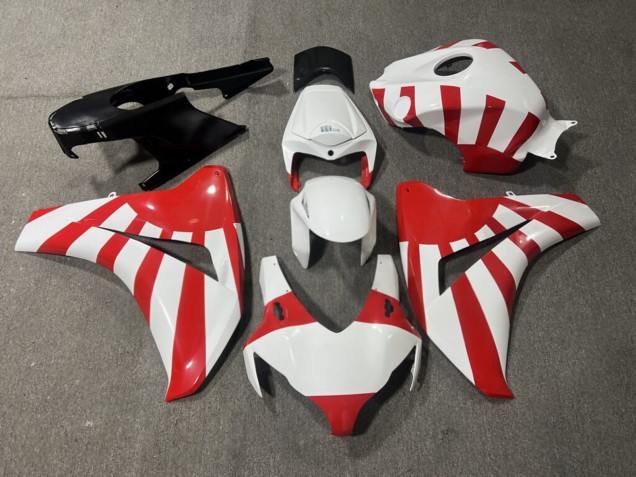 Purchase 2008-2011 Glossy White Red Honda CBR1000RR Motorcycle Fairings UK