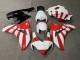 Purchase 2008-2011 Glossy White Red Honda CBR1000RR Motorcycle Fairings UK