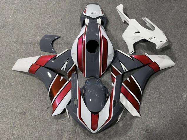 Purchase 2008-2011 Red White Grey Mix Honda CBR1000RR Motorcycle Fairings UK