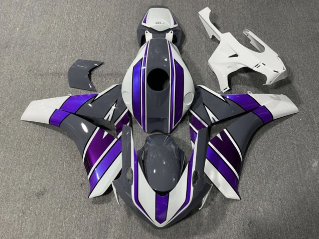 Purchase 2008-2011 Purple White Grey Mix Honda CBR1000RR Motorcycle Fairings UK