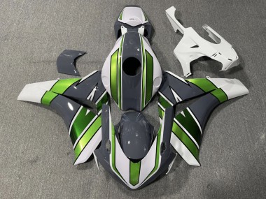 Purchase 2008-2011 Green White Grey Mix Honda CBR1000RR Motorcycle Fairings UK