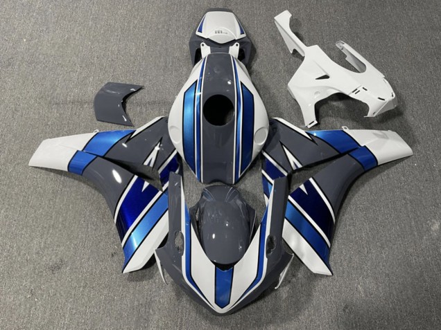 Purchase 2008-2011 Blue White Grey Mix Honda CBR1000RR Motorcycle Fairings UK