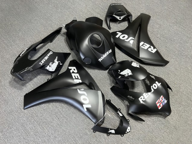 Purchase 2008-2011 Matte Black Repsol Honda CBR1000RR Motorcycle Fairings UK