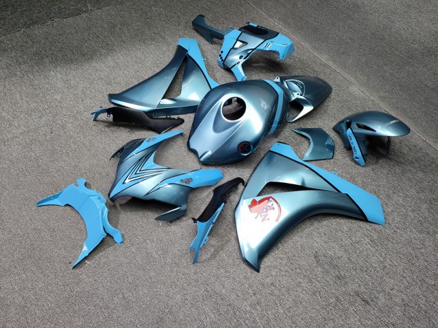 Purchase 2008-2011 Glossy Aqua & Light Blue with Red Honda CBR1000RR Motorcycle Fairings UK