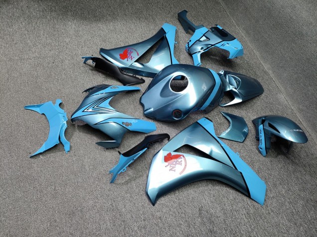 Purchase 2008-2011 Glossy Aqua & Light Blue with Red Honda CBR1000RR Motorcycle Fairings UK