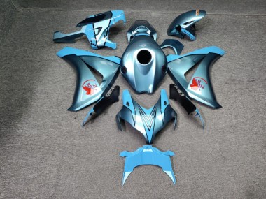 Purchase 2008-2011 Glossy Aqua & Light Blue with Red Honda CBR1000RR Motorcycle Fairings UK
