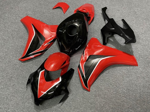 Purchase 2008-2011 Glossy Black Red Honda CBR1000RR Motorcycle Fairings UK