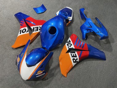 Purchase 2008-2011 Pearl Blue Orange Honda CBR1000RR Motorcycle Fairings UK
