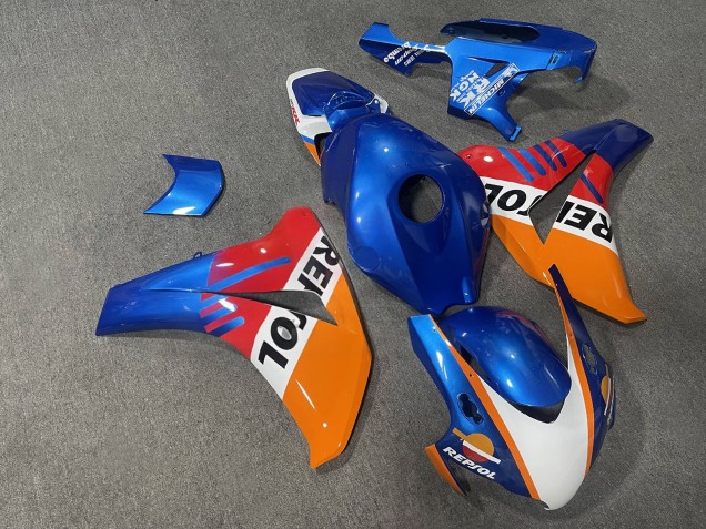 Purchase 2008-2011 Pearl Blue Orange Honda CBR1000RR Motorcycle Fairings UK