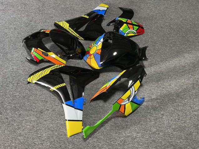 Purchase 2008-2011 Glossy Black Multi Color Style Honda CBR1000RR Motorcycle Fairings UK