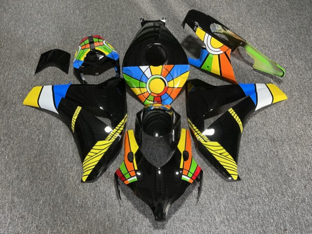 Purchase 2008-2011 Glossy Black Multi Color Style Honda CBR1000RR Motorcycle Fairings UK