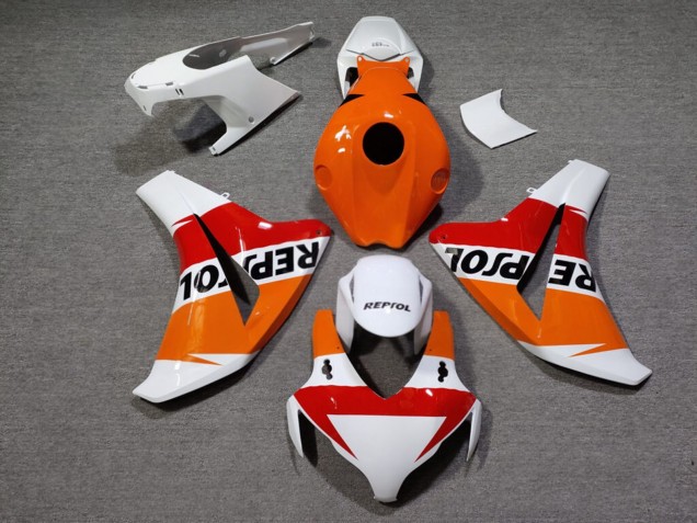 Purchase 2008-2011 Glossy White Repsol Honda CBR1000RR Motorcycle Fairings UK