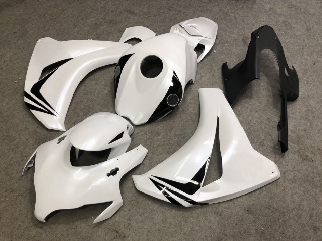 Purchase 2008-2011 Matte White Black Honda CBR1000RR Motorcycle Fairings UK