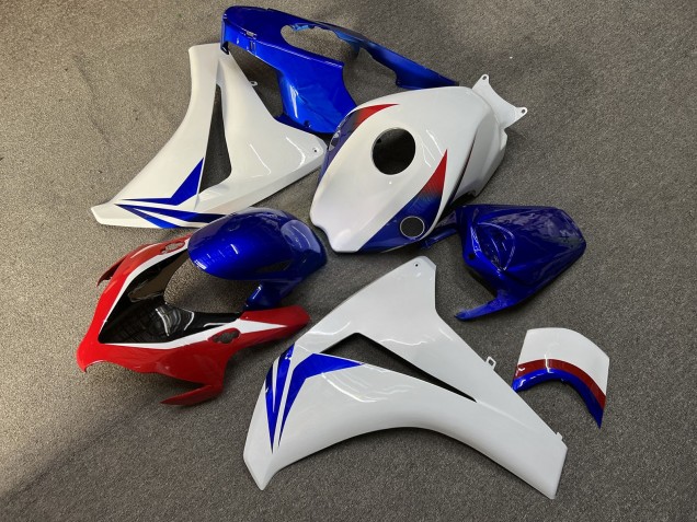 Purchase 2008-2011 Glossy White Blue Red Honda CBR1000RR Motorcycle Fairings UK