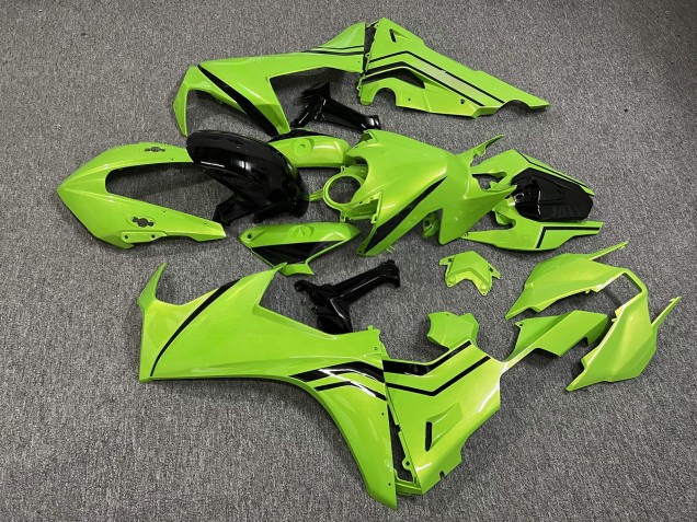 Purchase 2017-2024 Glossy Lime Green with Black Honda CBR1000RR Motorcycle Fairings UK