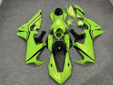 Purchase 2017-2024 Glossy Lime Green with Black Honda CBR1000RR Motorcycle Fairings UK