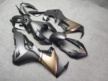 Purchase 2017-2024 Matte Black & Glossy Gold with White Honda CBR1000RR Motorcycle Fairings UK
